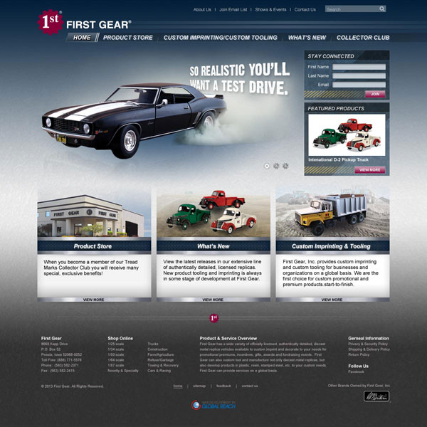 First Gear Website