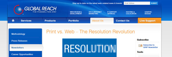 Print Vs Web The Resolution Revolution