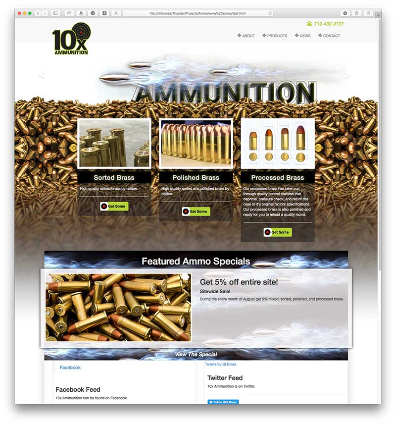 10x Ammo Homepage