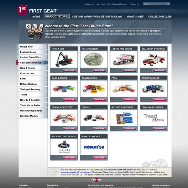 First Gear Website