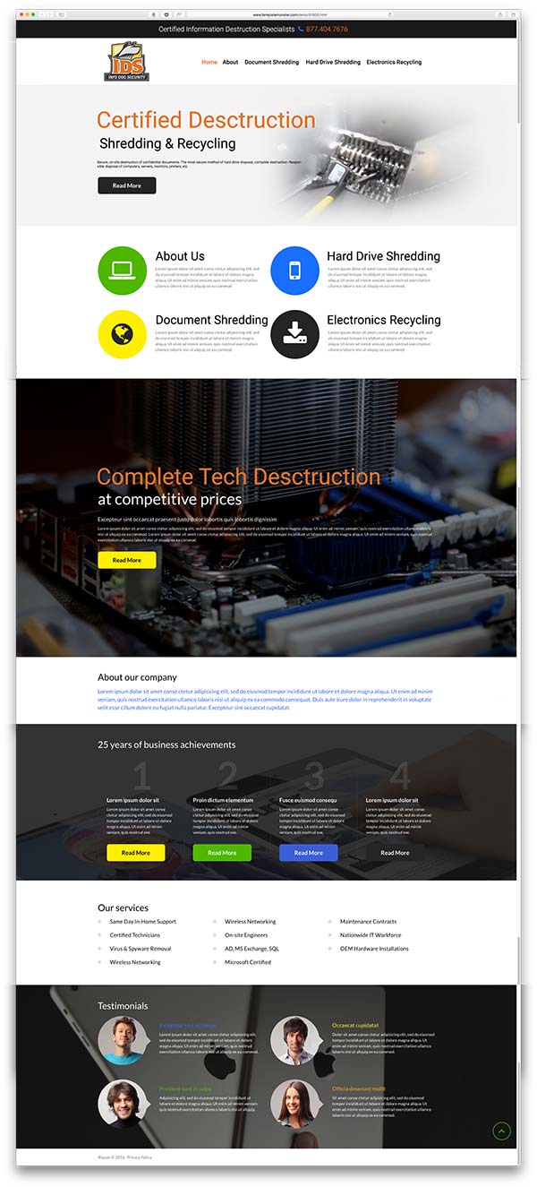 Info Dog Security Website