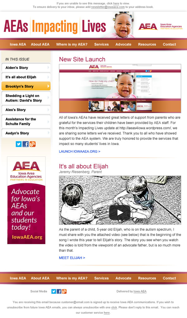 Iowa AEA Newsletter