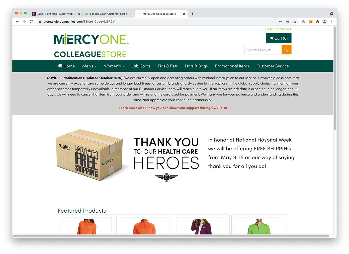 Mercy One Clean Banner