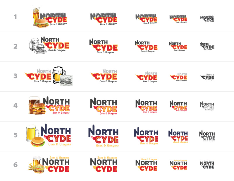 Northcyde Logo Sketches