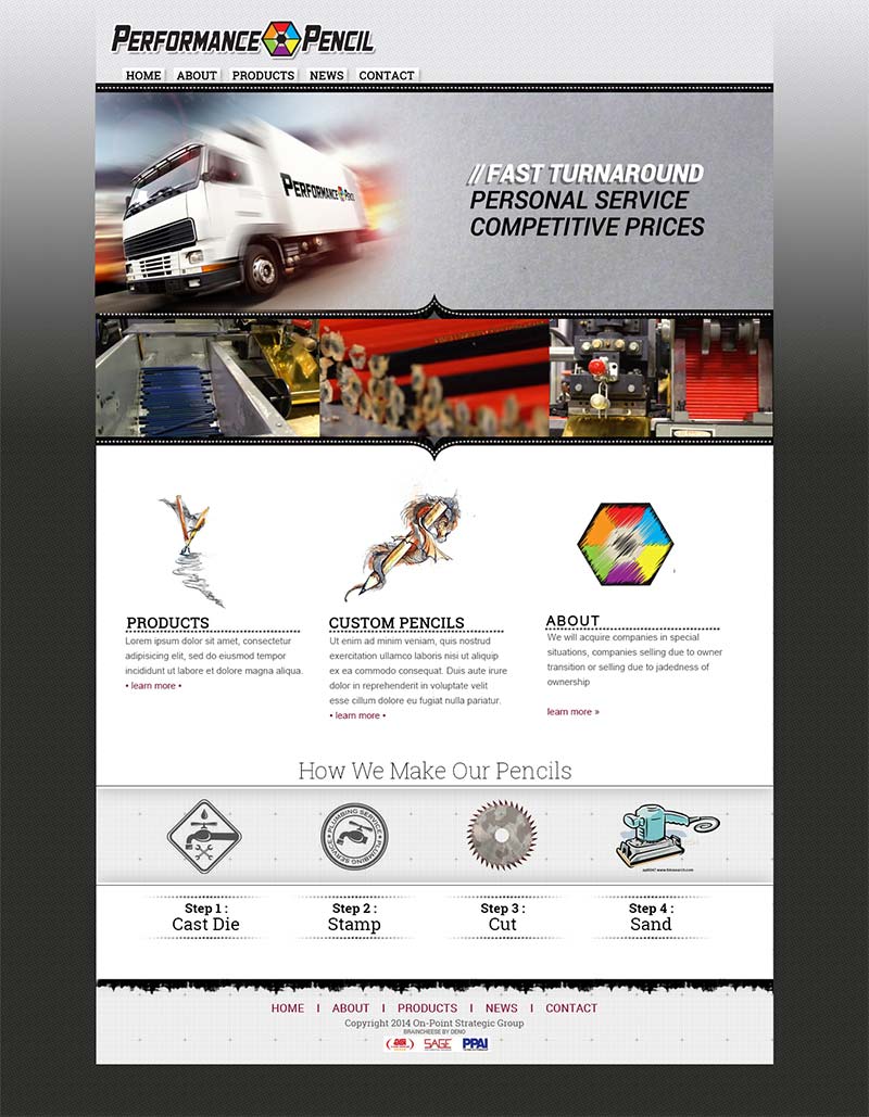 Performance Pencil Websit