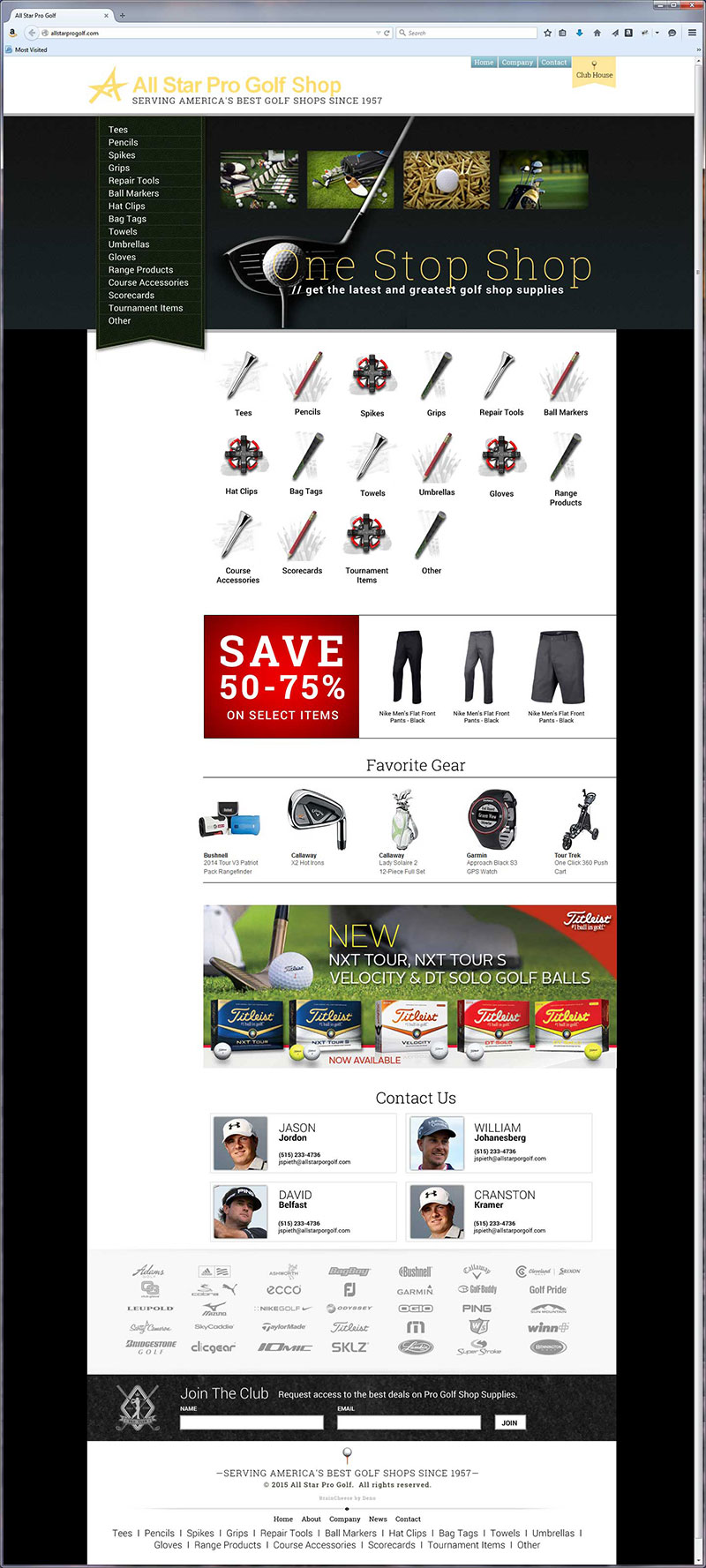 All Star Pro Golf Warehouse