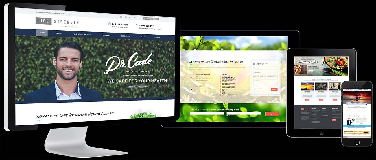 Life Strength Chiropractic Responsive Website